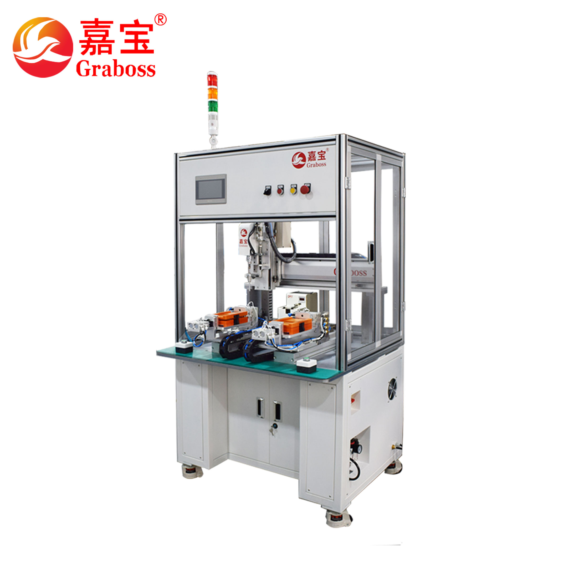 Vertical double Y axis screw tightening machine