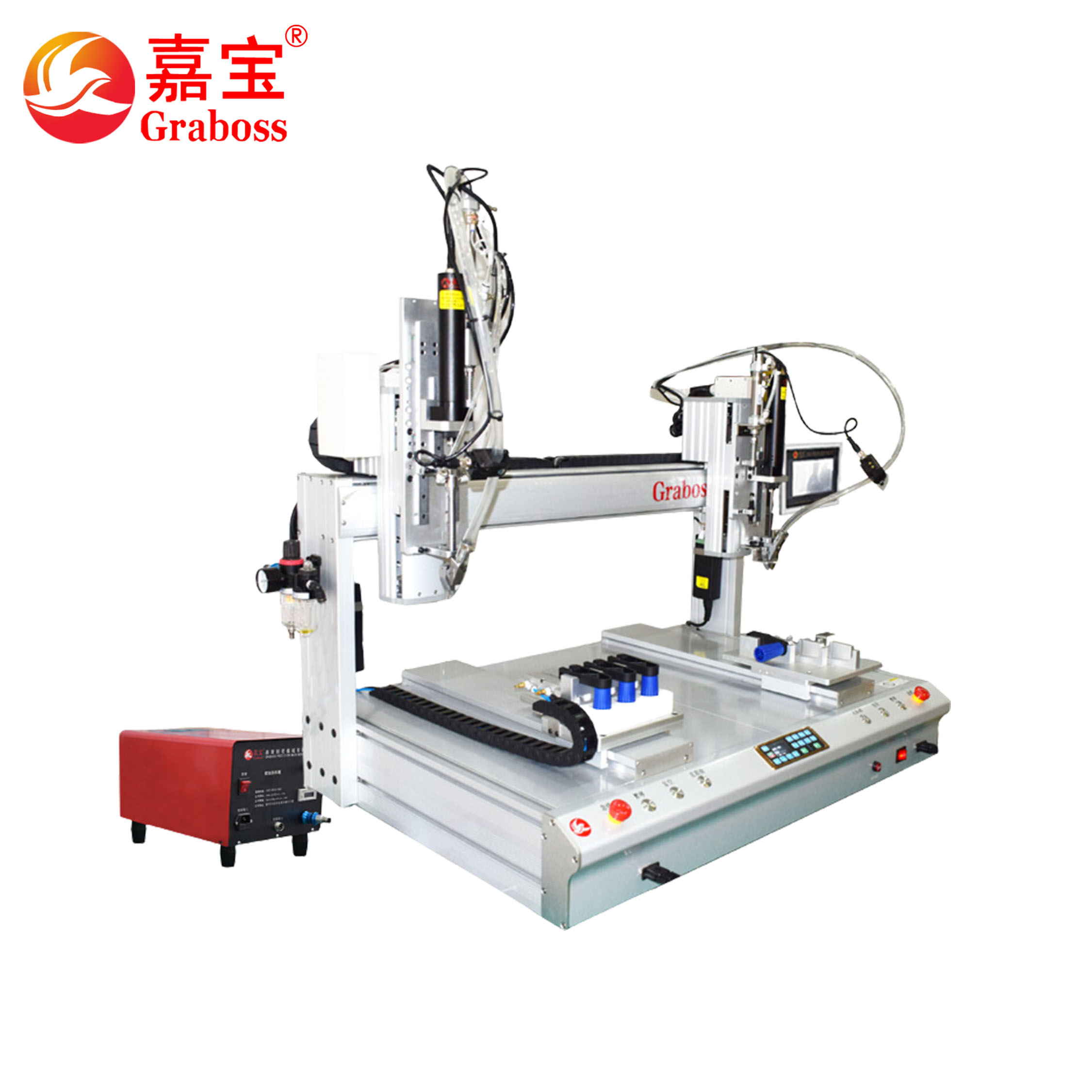 Table type double YZ screw tightening machine